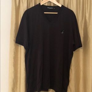 Dolce burgundy t with hand embroidered bird